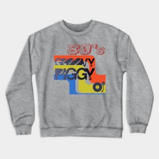 80's Groovy Piggy Crewneck Sweatshirt